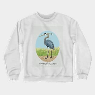 Great Blue Heron Crewneck Sweatshirt